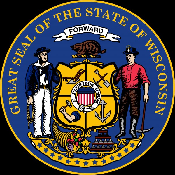 Wisconsin Great Seal by Fun With Flags
